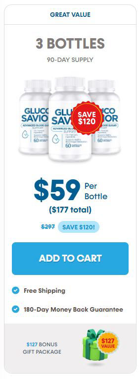 buy Gluco Savior 3 bottle